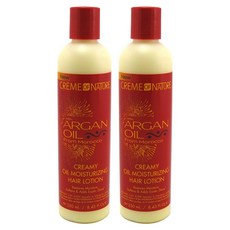 CREME OF NATURE 摩洛哥堅果油保濕護髮霜, 2個, 250ml