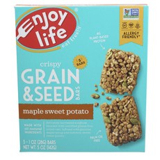 ENJOY LIFE 樂享生活 酥脆穀物棒 楓糖紅薯口味, 5份, 28g