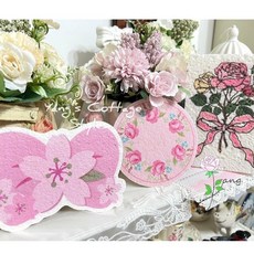 鄉村風木漿棉, 1個, 粉色, 3個裝