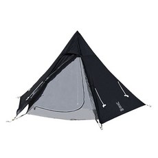 DOPPELGANGEROUTDOOR 3人用印地安帳篷 S, 黑色