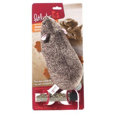 Petlinks Jeepers Creepers 老鼠毛絨貓玩偶, 1個, 混色