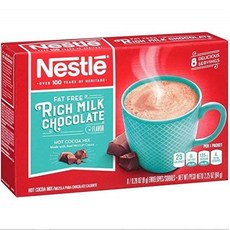 Nestle 雀巢 脫脂牛奶巧克力即溶包, 64g, 1盒, 1盒