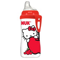 NUK Hello Kitty活動矽膠防漏水杯 300ml, 1個, 混色