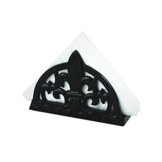 OLD DUTCH INTERNATIONAL Fleur De Lis 餐巾架, 1個, 烏黑