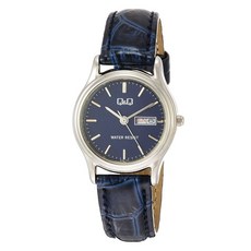Q&Q Watch標準女款皮革手錶 A205-302