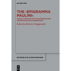 (英文圖書) The >Epigramma Paulini 精裝版, de Gruyter, 英文