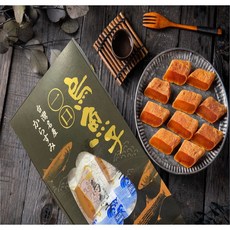 卡拉小舖 一口烏魚子 黑色厚切禮盒 (台灣特產 海鮮零食 伴手禮), 1盒裝, 230公克