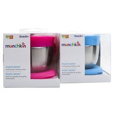 munchkin 滿趣健 豪華不鏽鋼防漏零食杯, 隨機出貨, 1個