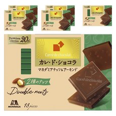 MORINAGA 森永 夏威夷果&杏仁巧克力 18包入, 6個