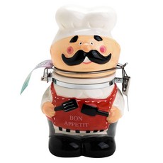 BOSTON WAREHOUSE Boston Warehouse廚師鉸鏈式玻璃保存容器, 1個