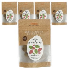 Biokura 金黃&綠葡萄乾燕麥脆片, 5個, 40g