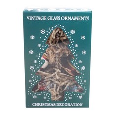 RAZIMPORTS 聖誕玻璃吊飾 6件組, 混色