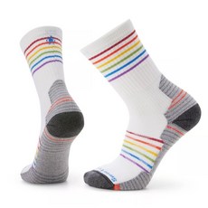 Smartwool 機能戶外全輕量減震印花中長襪-Pride, 白色