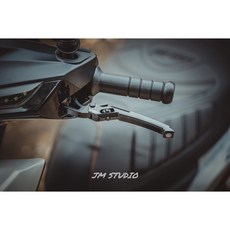 J.M 傑米車藝 JS 生命之花 一代 可調式 煞車拉桿, 紅色,勁戰六代ABS、FORCE2.0