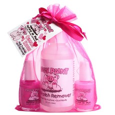 Piggy Paint 指甲油和卸妝液 3入, 混色, 1個