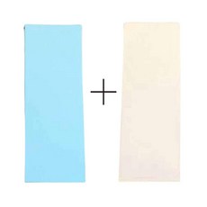 【小鹿蔓蔓】兒童防護地墊/床邊墊（大單片2入）抗菌升級！寶寶安全防護，柔軟舒適，居家必備, 藍＋奶油