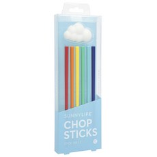 SUNNYLIFE Rainbow Chop Stick普通筷子 20.3cm, 3片, 混色