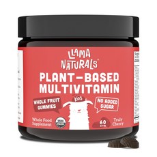 LLAMA NATURALS 維他命片 櫻桃味, 1罐, 60顆