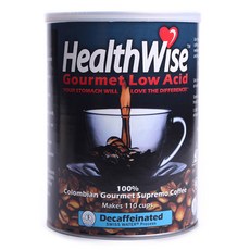 HEALTHWISE COFFEE 低酸哥倫比亞Gourmet Supremo咖啡 低咖啡因, 340g, 無