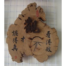 (禪智木之藝)立體字木雕 樟木 立體字 雕刻 立體雕刻藝術 工廠直營-(觀)看得破，才認得真, 詳見包裝