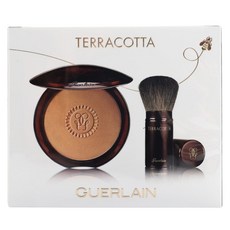 GUERLAIN 嬌蘭 Terracotta 燙金精華粉和刷子 10g 2 件套, 1個, 03 自然/自然黑髮