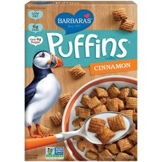 BARBARA`S Puffins麥片 低脂肉桂口味, 1盒, 283g