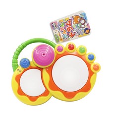 Smart Angel 西松屋 律動聲光手鼓 拍拍鼓 兒童玩具 聲光玩具 玩具鼓, 詳見包裝