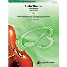 (英文圖書) Halo Theme: Conductor Score & Parts 平裝版, Alfred Music, 英文