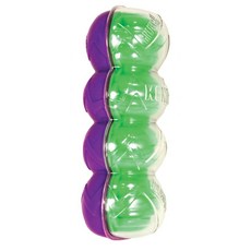 KONG 螺旋啞鈴狗狗橡膠發聲玩具 L號, 1個, 混色