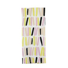 Pinky up 茶巾亞麻和棉混紡廚房十字架, 1個, 小雨