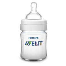 PHILIPS AVENT 新安怡 嬰兒奶瓶 118.3ml, 透明, 0個月以上