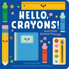 (英文圖書)Hello Crayons!: And Other School Friends Board Books, Little Simon, 英文, 硬頁書