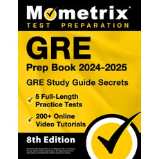 (英文圖書) GRE Prep Book 2024-2025 - GRE Study Guide Secrets 5 Full-Length Practice Tests 200+ Online ... 平裝版, Mometrix Media LLC, 英文