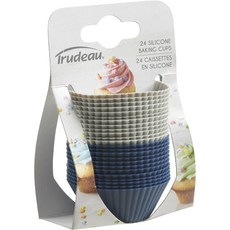 Trudeau 矽膠烘焙杯, 24個, 藍莓, 大理石