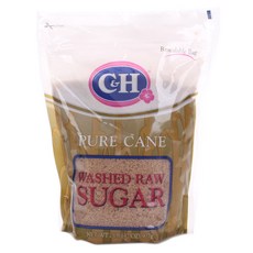 C&H 甘蔗水洗原糖, 1個, 907g
