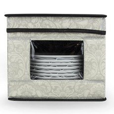 DESIGN IMPORTS 餐具收納甜品盤錦緞廚房收納籃/籃子, 混色