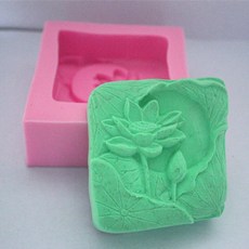 馥靖精油 荷花矽膠模 手工皂模 石膏模 香薰模 DIY, 詳見包裝