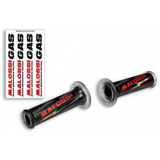 MALOSSI 競賽握把套M款 黑色 尾端有孔 摩托車改裝握把 舒適握感 耐磨材質