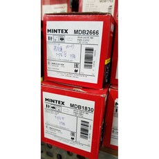MINTEX 煞車皮 2500/2400, MDB2666