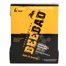 壞氣泡能量飲料蜂蜜, 4件, 250毫升