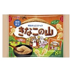 meiji 明治 香菇造型餅乾 黃豆粉口味, 1個