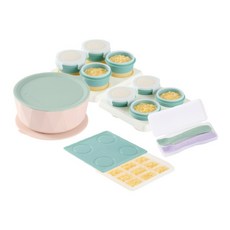 2angels 熱銷5件組寶寶副食品儲存套裝：含湯匙、多尺寸儲存碗 (15ml/60ml/120ml)