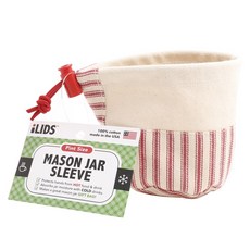 iLIDS 智能蓋子梅森尺袖品脫大小水瓶袋, 1個, 紅色的