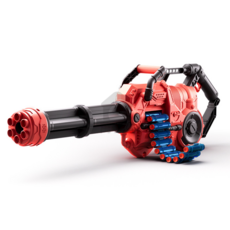 加特林軟彈槍 電動連發軟彈槍 超大彈夾 軟彈射擊 軟彈槍玩具 生日禮物 男孩玩具, 加特林軟彈槍(無附腳架)