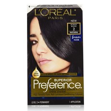 亮澤染髮劑, 1個, 2 最純黑