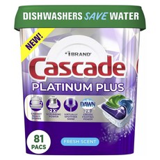 Cascade Platinum Plus 清新香氛 81 件, 1個, 1.45kg