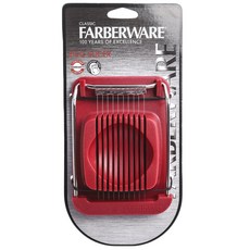 FARBERWARE 雞蛋切片機, 1個, 紅色的