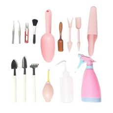 桔比雜貨舖 園藝工具套裝組 (鏟子 耙子 鍬子 水壺 翻盆鏟土工具) - 多功能園藝用品, 1個