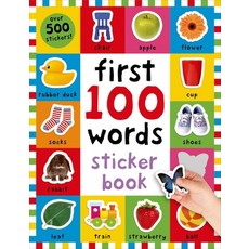 (英文圖書)First 100 Stickers: Words: Over 500 Stickers 平裝版, Priddy Books Us, 英文