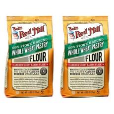 Bob's Red Mill 小麥麵粉, 2個, 2.27公斤